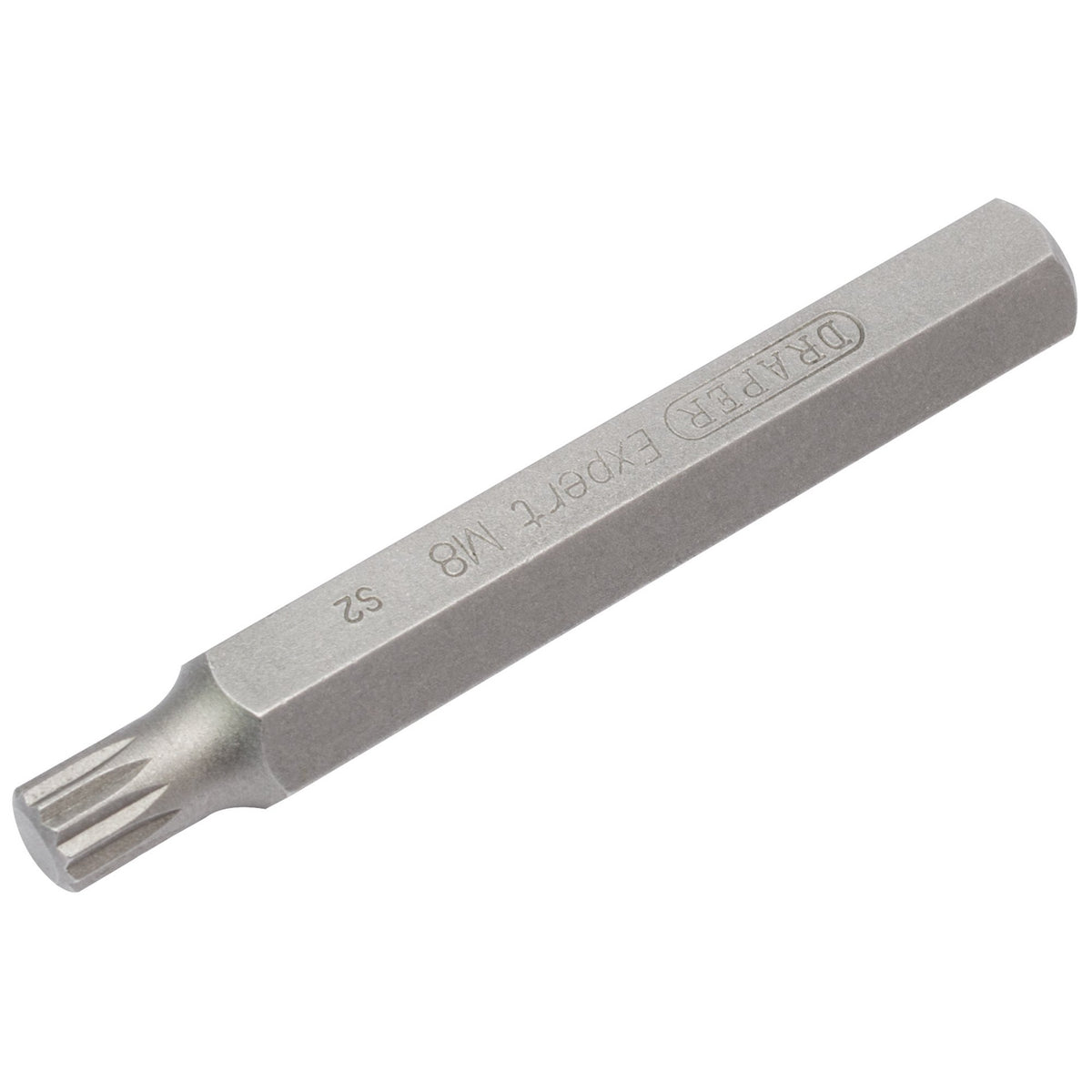 DRAPER Expert M8 x 75mm XZN 10mm Insert Bit for Mechanic's Bit Sets: Model No.YMH40/SC/B