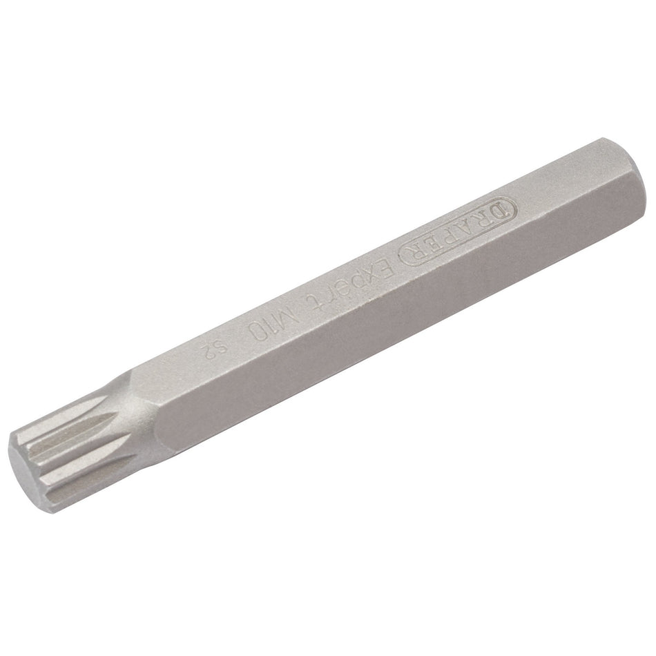 DRAPER Expert M10 x 75mm XZN 10mm Insert Bit for Mechanic's Bit Sets: Model No.YMH40/SC/B