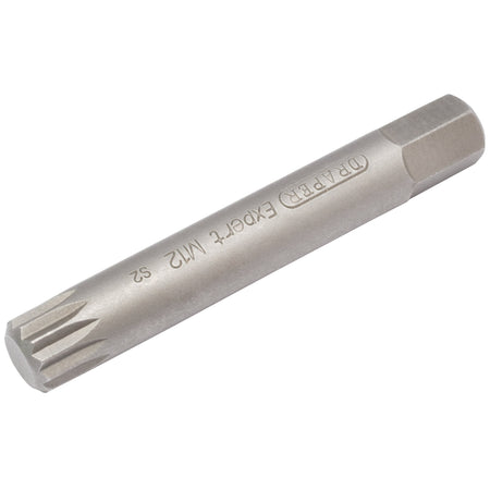 DRAPER Expert M12 x 75mm XZN 10mm Insert Bit for Mechanic's Bit Sets: Model No.YMH40/SC/B