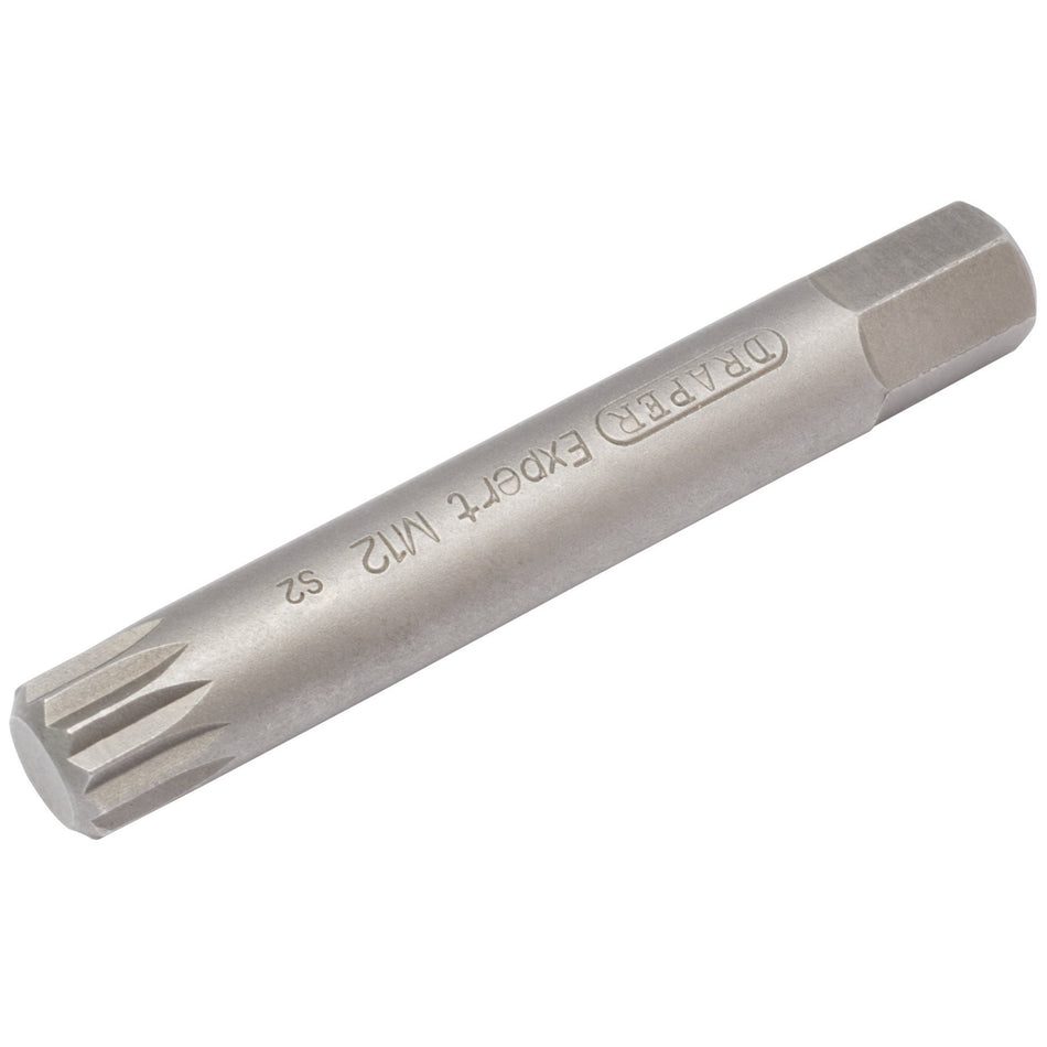 DRAPER Expert M12 x 75mm XZN 10mm Insert Bit for Mechanic's Bit Sets: Model No.YMH40/SC/B