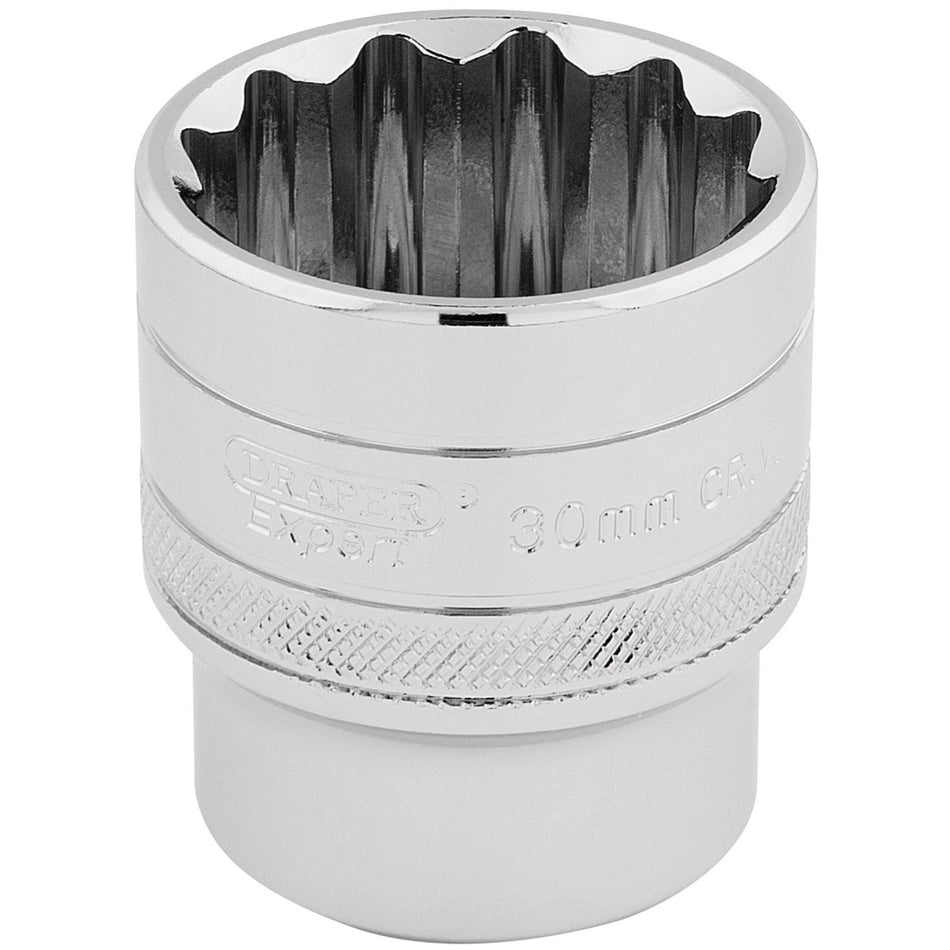 DRAPER 1/2" Square Drive Hi-Torq 12 Point Socket (30mm): Model No. H-MM/B