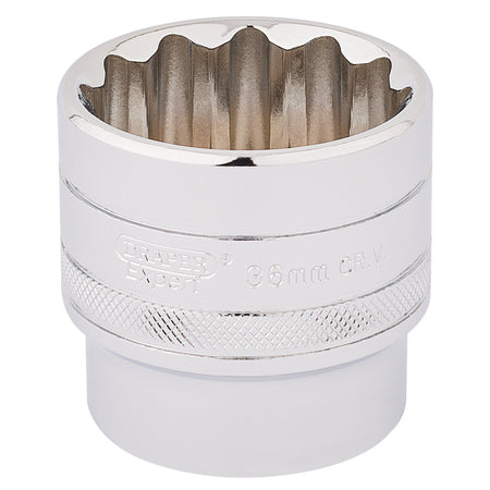 DRAPER 1/2" Square Drive Hi-Torq 12 Point Socket (36mm): Model No. H-MM/B