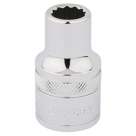 DRAPER 1/2" Square Drive Hi-Torq 12 Point Socket (3/8"): Model No. H-AF/B