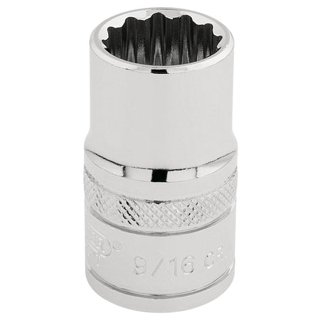 DRAPER 1/2" Square Drive Hi-Torq 12 Point Socket (9/16"): Model No. H-AF/B