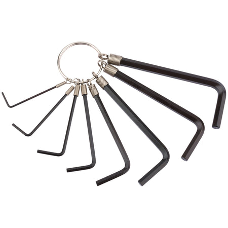 DRAPER 8 piece Metric Hexagon Key Set: Model No.TKR8M/B