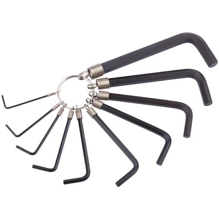 DRAPER 10 piece Imperial Hexagon Key Set: Model No.TKR10A/B