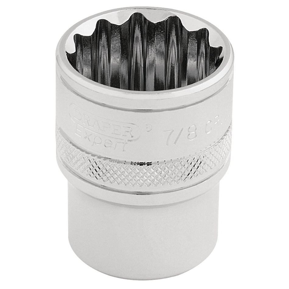 DRAPER 1/2" Square Drive Hi-Torq 12 Point Socket (7/8"): Model No. H-AF/B