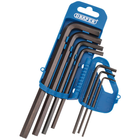 DRAPER 7 piece Metric Hexagon Key Set: Model No.LKW7M/B