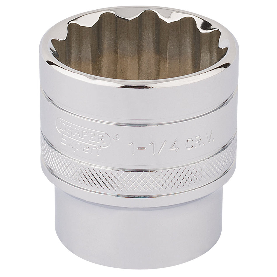 DRAPER 1/2" Square Drive Hi-Torq 12 Point Socket (1.1/4"): Model No. H-AF/B