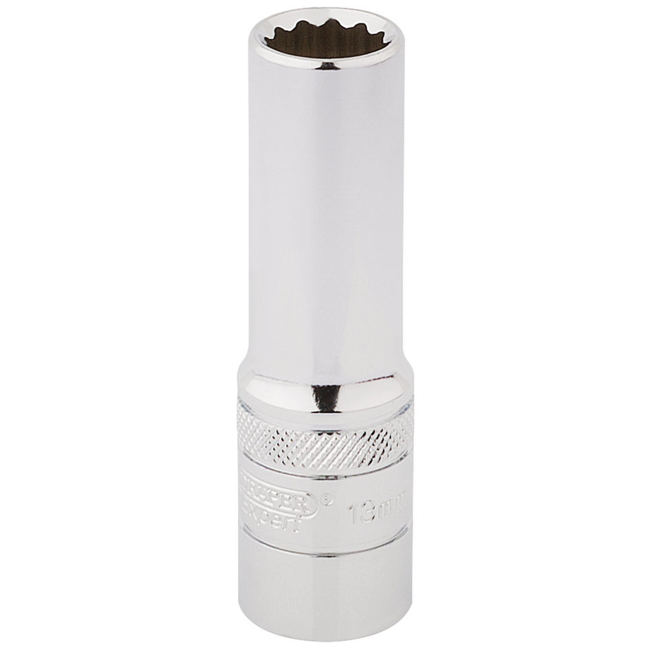 DRAPER 1/2" Square Drive Hi-Torq 12 Point Deep Socket (13mm): Model No. HT-MM/B