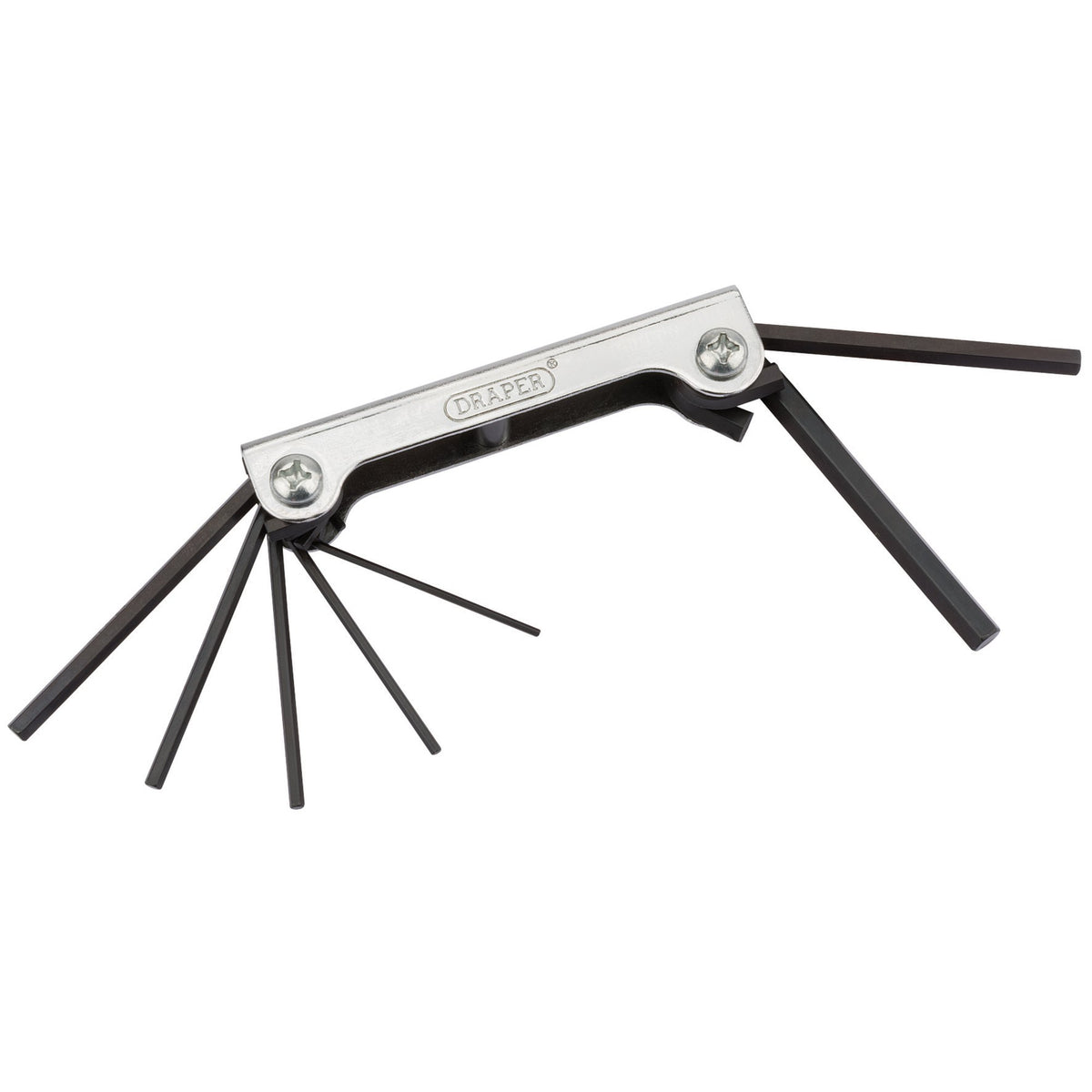 DRAPER 7 piece Metric Hexagon Pocket Key Set: Model No.TKW7M/B