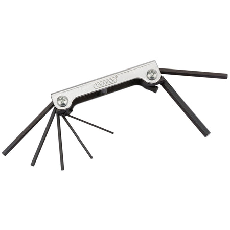 DRAPER 7 piece Metric Hexagon Pocket Key Set: Model No.TKW7M/B