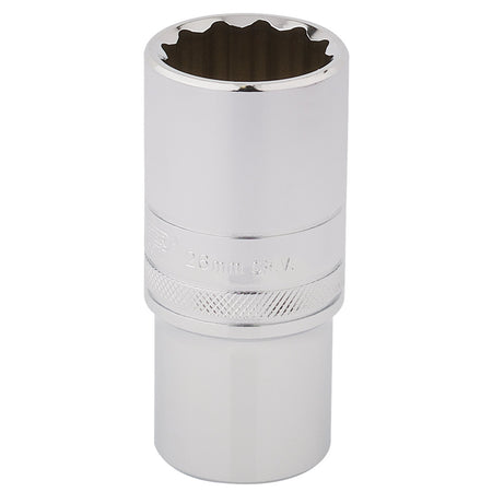 DRAPER 1/2" Square Drive Hi-Torq 12 Point Deep Socket (26mm): Model No. HT-MM/B