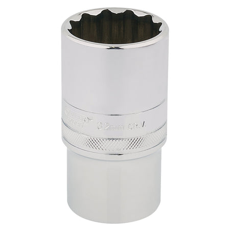 DRAPER 1/2" Square Drive Hi-Torq 12 Point Deep Socket (32mm): Model No. HT-MM/B