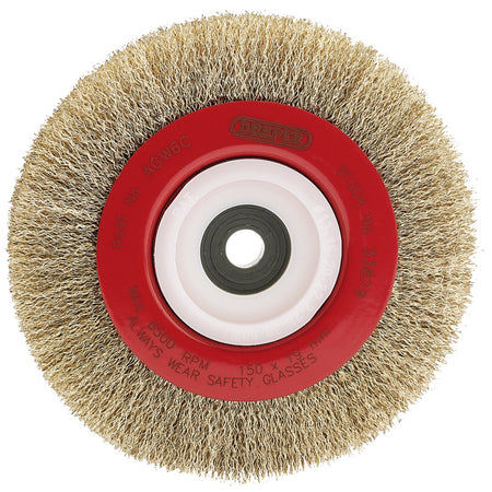 DRAPER 150mm Crimped Steel Wire Wheel: Model No.AGW6C