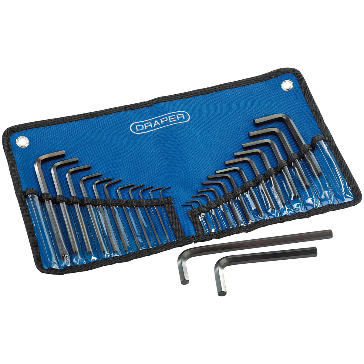 DRAPER 25 piece Metric/Imperial Combined Hexagon Key Set: Model No.KW25/B