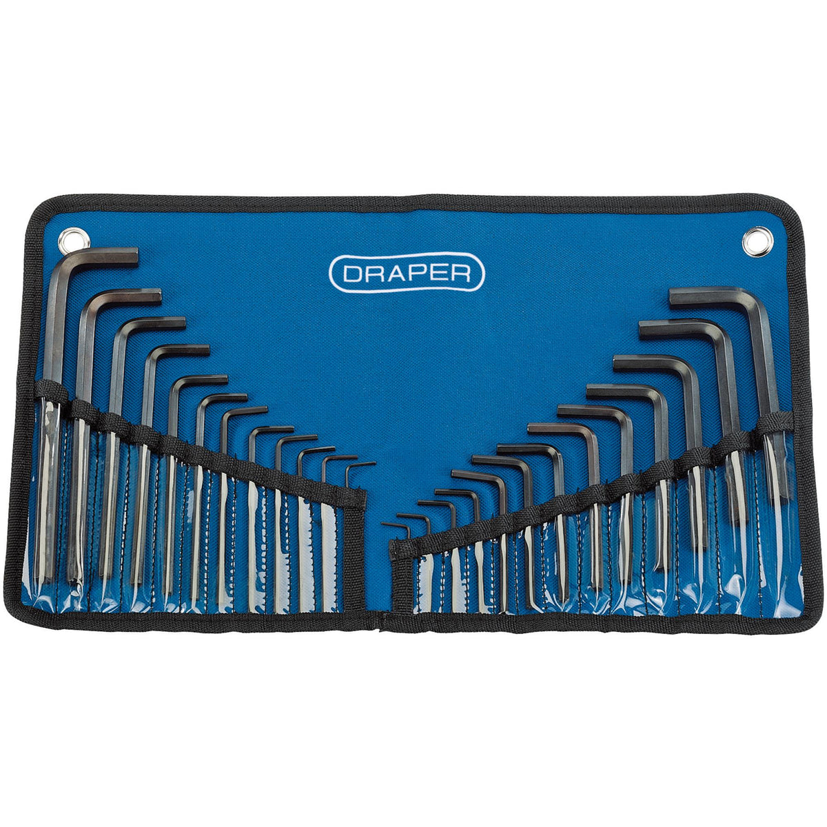 DRAPER 25 piece Metric/Imperial Combined Hexagon Key Set: Model No.KW25/B