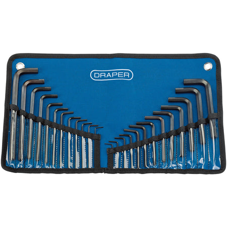 DRAPER 25 piece Metric/Imperial Combined Hexagon Key Set: Model No.KW25/B