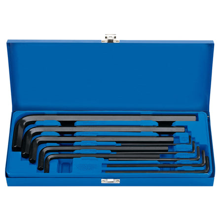 DRAPER Expert 10 Piece Metric Extra Long Pattern Hexagon Key Set: Model No.ELKW10M/B
