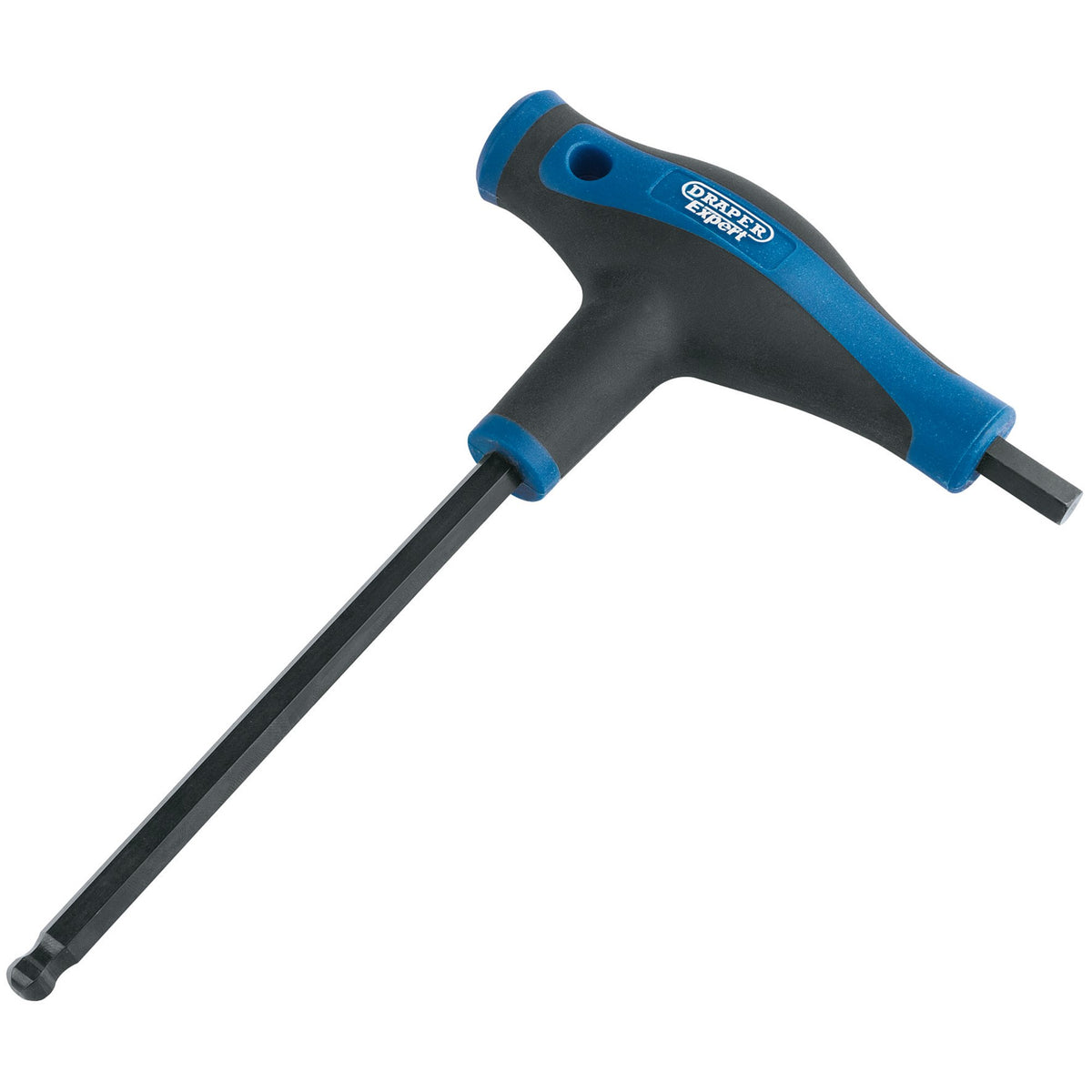 DRAPER Expert 8.0mm Soft Grip 'T' Handle Hexagon and Ball End Key: Model No.THEX/SG/B