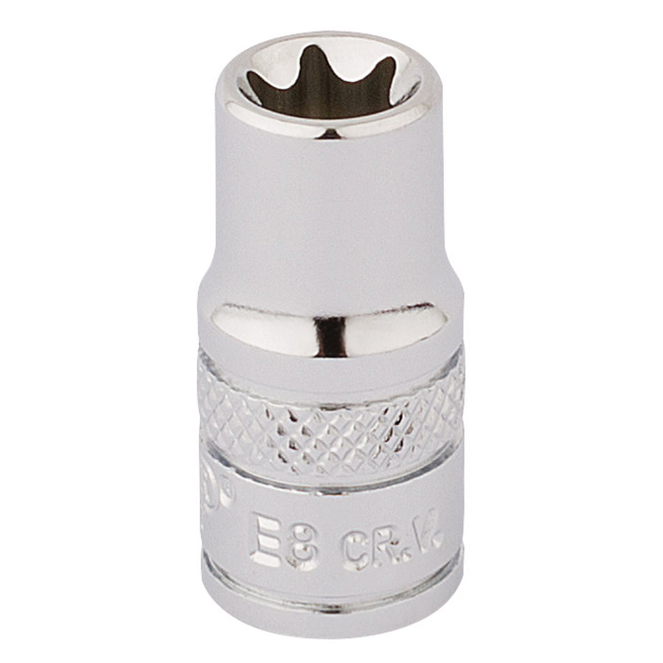 DRAPER 1/4" Square Drive Draper TX-STAR Socket (E8): Model No. TS14/B