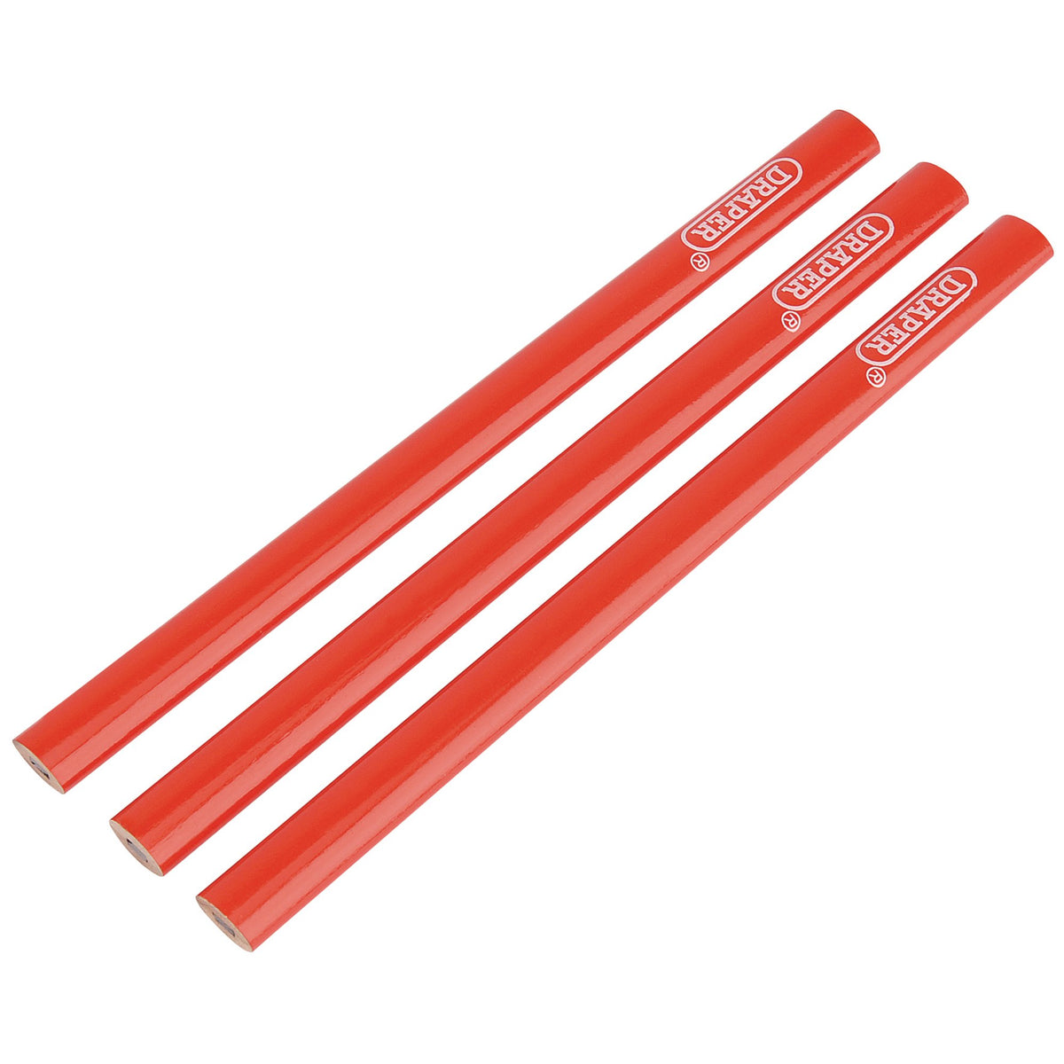 DRAPER Pack of Three Carpenters Pencils 174mm Long: Model No.CP/3