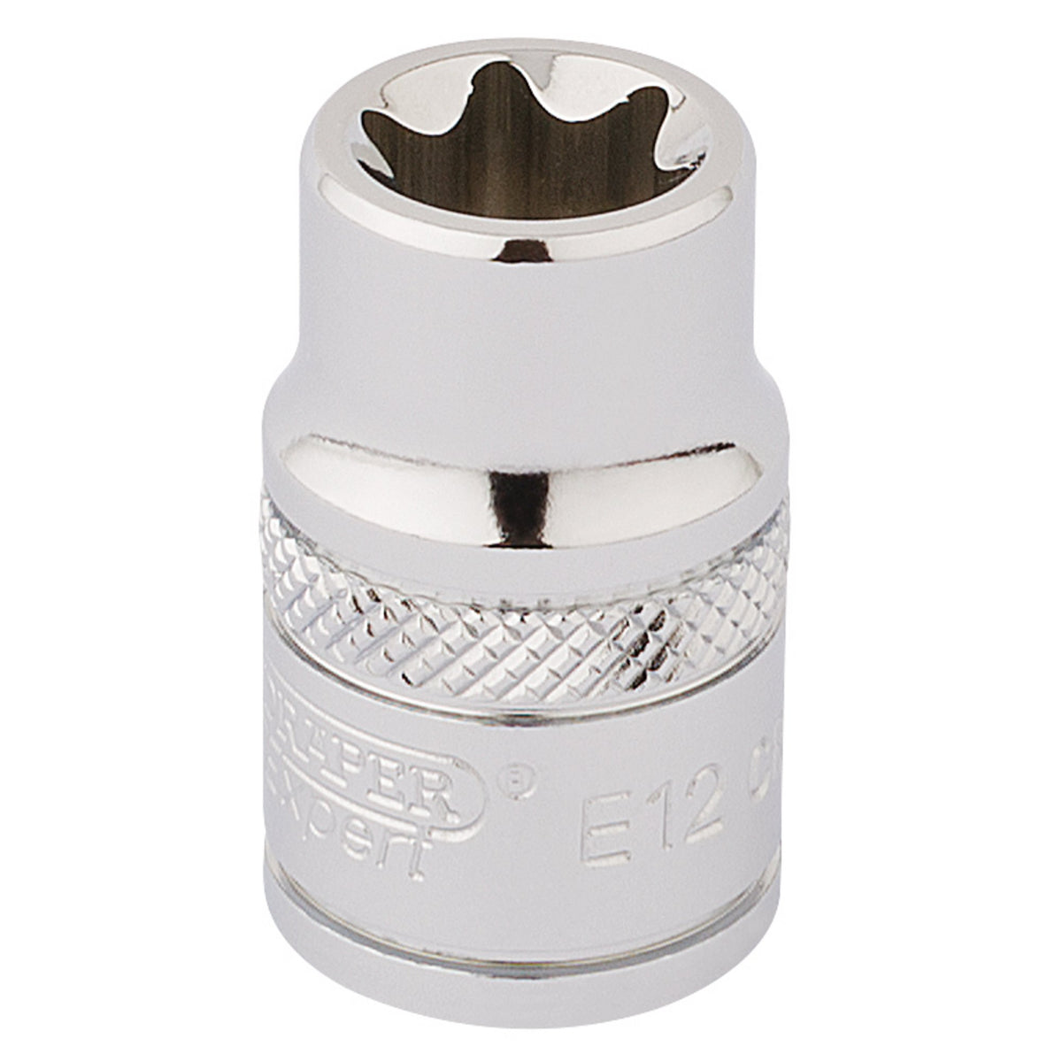 DRAPER 3/8" Square Drive Draper TX-STAR Socket (E12): Model No. TS38/B