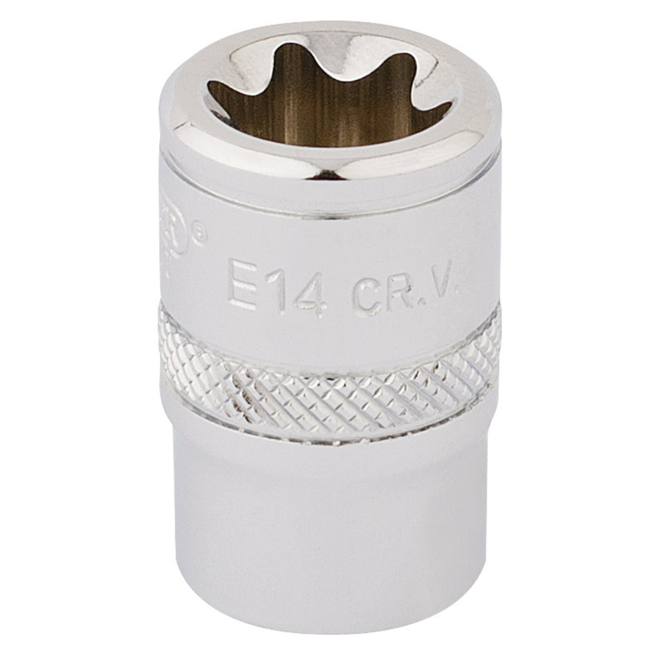 DRAPER 3/8" Square Drive Draper TX-STAR Socket (E14): Model No. TS38/B