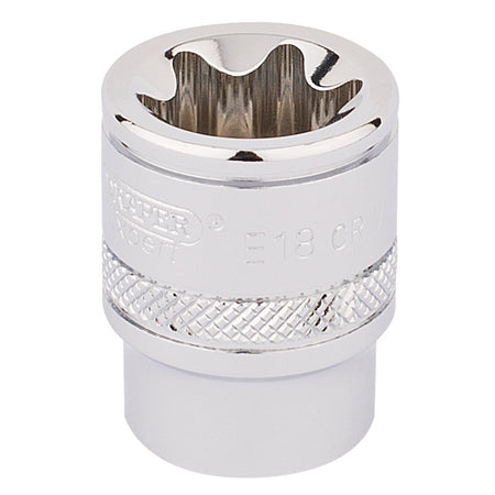 DRAPER 3/8" Square Drive Draper TX-STAR Socket (E18): Model No. TS38/B