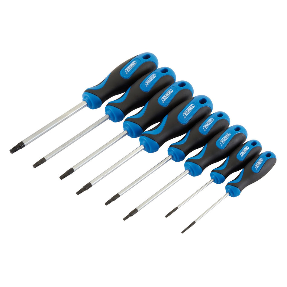 DRAPER 8 piece Draper TX-STAR ; and TX-STAR ; Security Screwdriver Set: Model No.865TXT/8