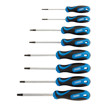 DRAPER 8 piece Draper TX-STAR ; and TX-STAR ; Security Screwdriver Set: Model No.865TXT/8