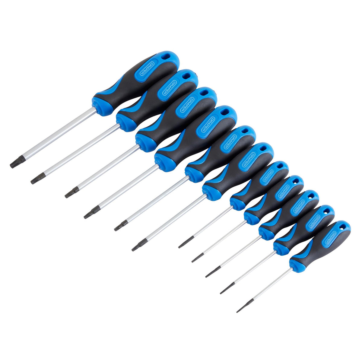 DRAPER 11 piece Draper TX-STAR ; and TX-STAR ; Security Screwdriver Set: Model No.865TXT/11