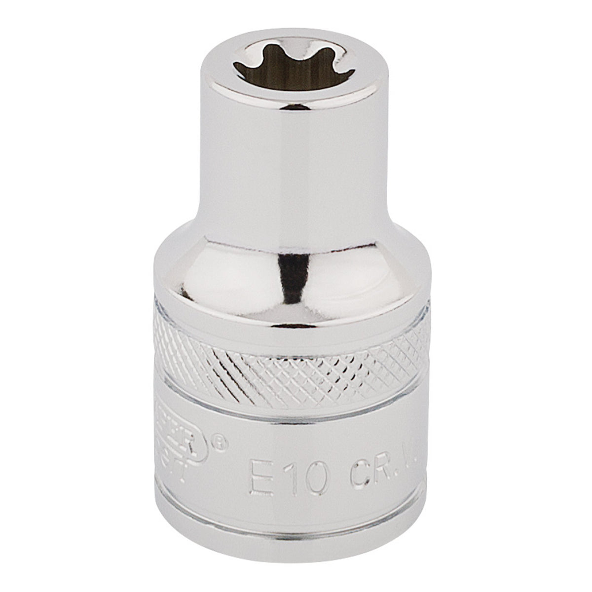 DRAPER 1/2" Square Drive Draper TX-STAR Socket (E10): Model No. TS12/B