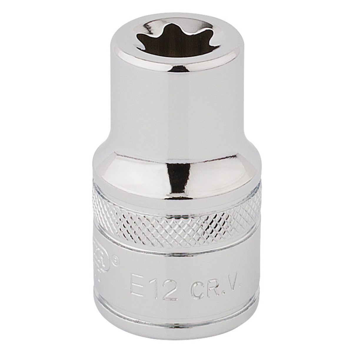 DRAPER 1/2" Square Drive Draper TX-STAR Socket (E12): Model No. TS12/B