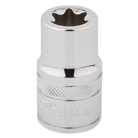 DRAPER 1/2" Square Drive Draper TX-STAR Socket (E14): Model No. TS12/B
