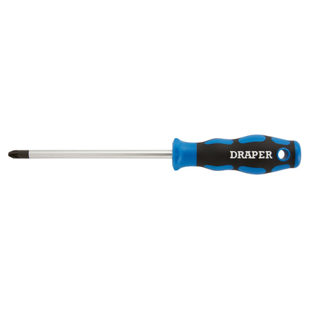 DRAPER No.3 x 150mm PZ Type Screwdriver with Soft Grip Handles: Model No.865PZ