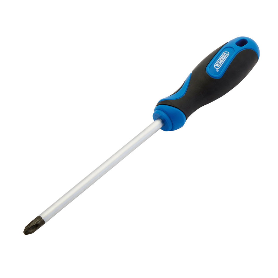 DRAPER No.3 x 150mm Cross Slot Screwdriver with Soft Grip Handles: Model No.865CS