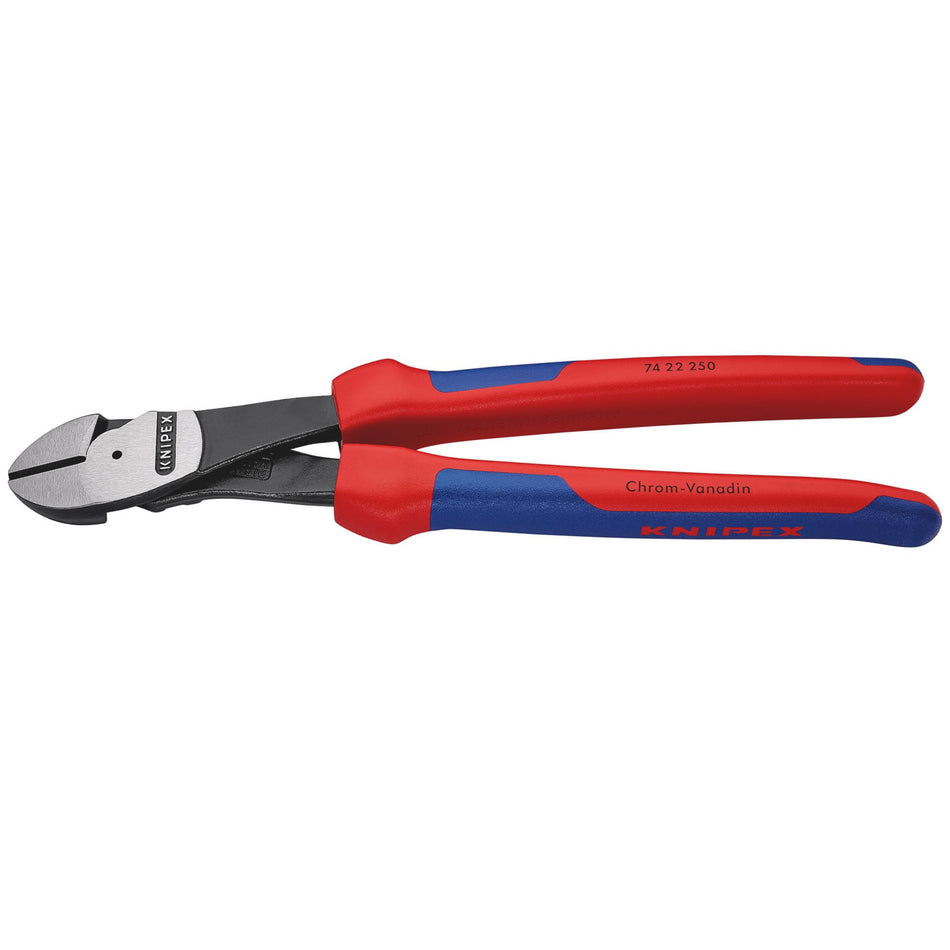 Knipex 250mm High Leverage Diagonal Side Cutter with 12&deg; Head : Model No.74 22 250