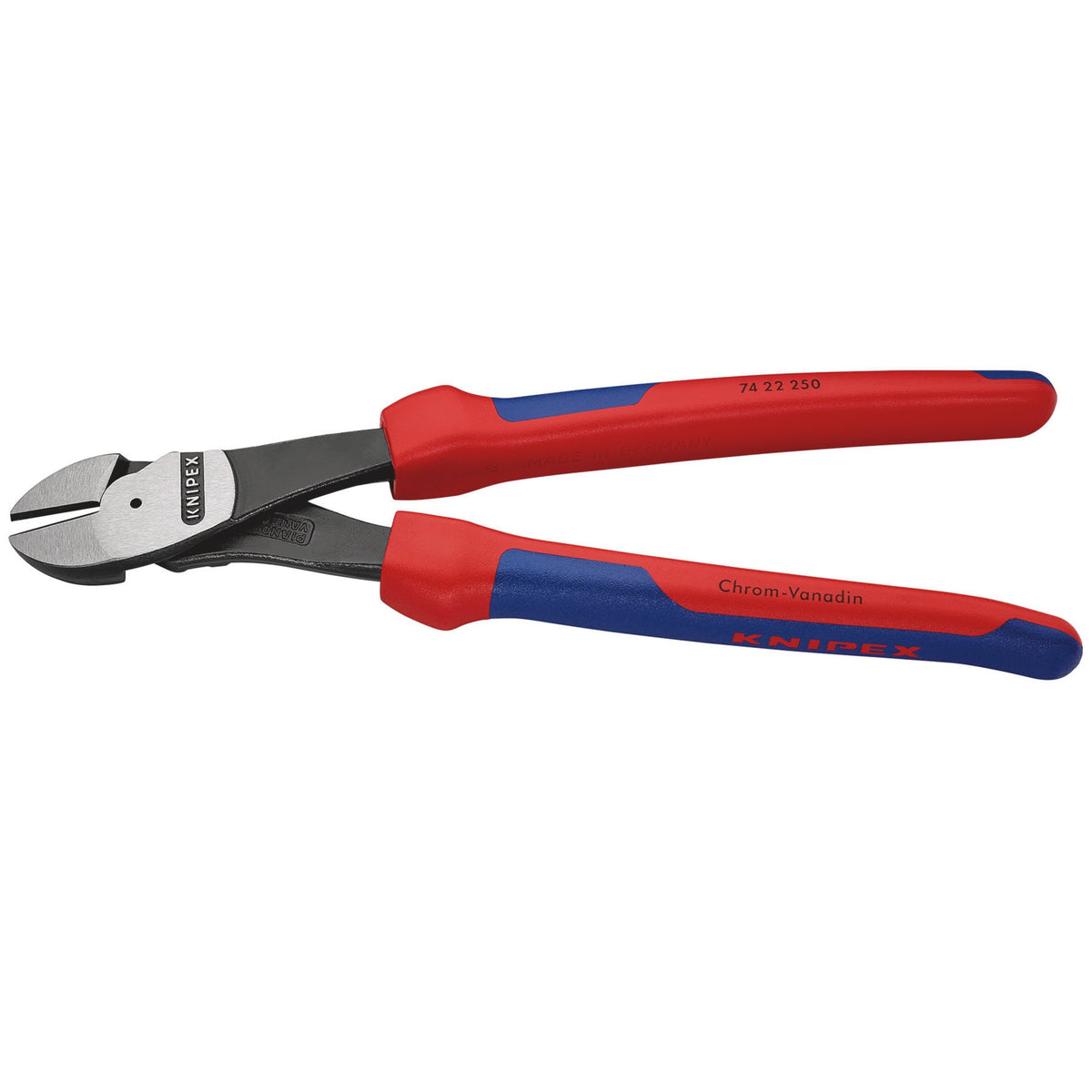 Knipex 250mm High Leverage Diagonal Side Cutter with 12&deg; Head : Model No.74 22 250