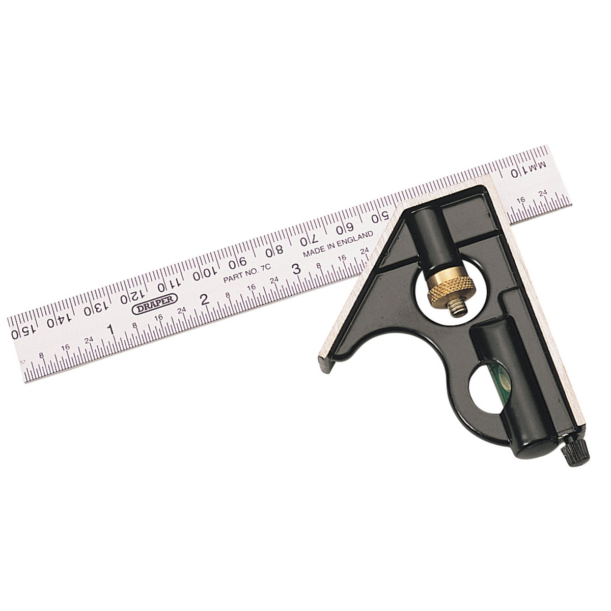 DRAPER 150mm Metric and Imperial Combination Square: Model No.7C