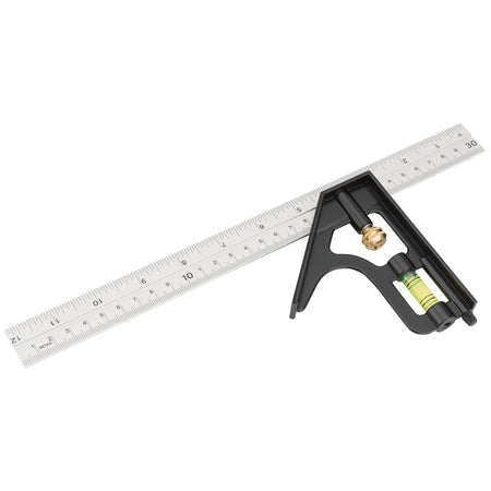 DRAPER 300mm Metric and Imperial Combination Square: Model No.7C