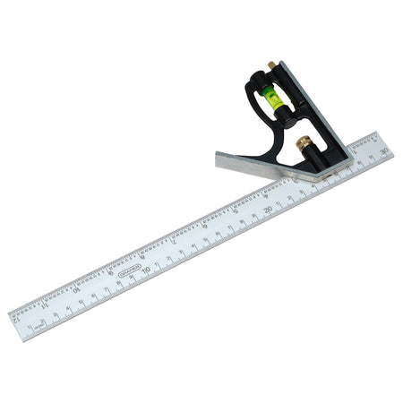 DRAPER Combination Square with Centre Head and Protractor: Model No.8C