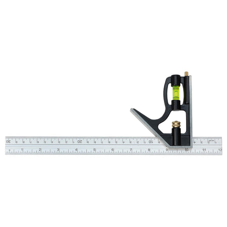 DRAPER Combination Square with Centre Head and Protractor: Model No.8C
