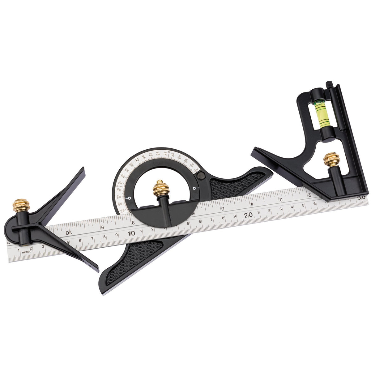 DRAPER Combination Square with Centre Head and Protractor: Model No.8C