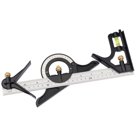 DRAPER Combination Square with Centre Head and Protractor: Model No.8C