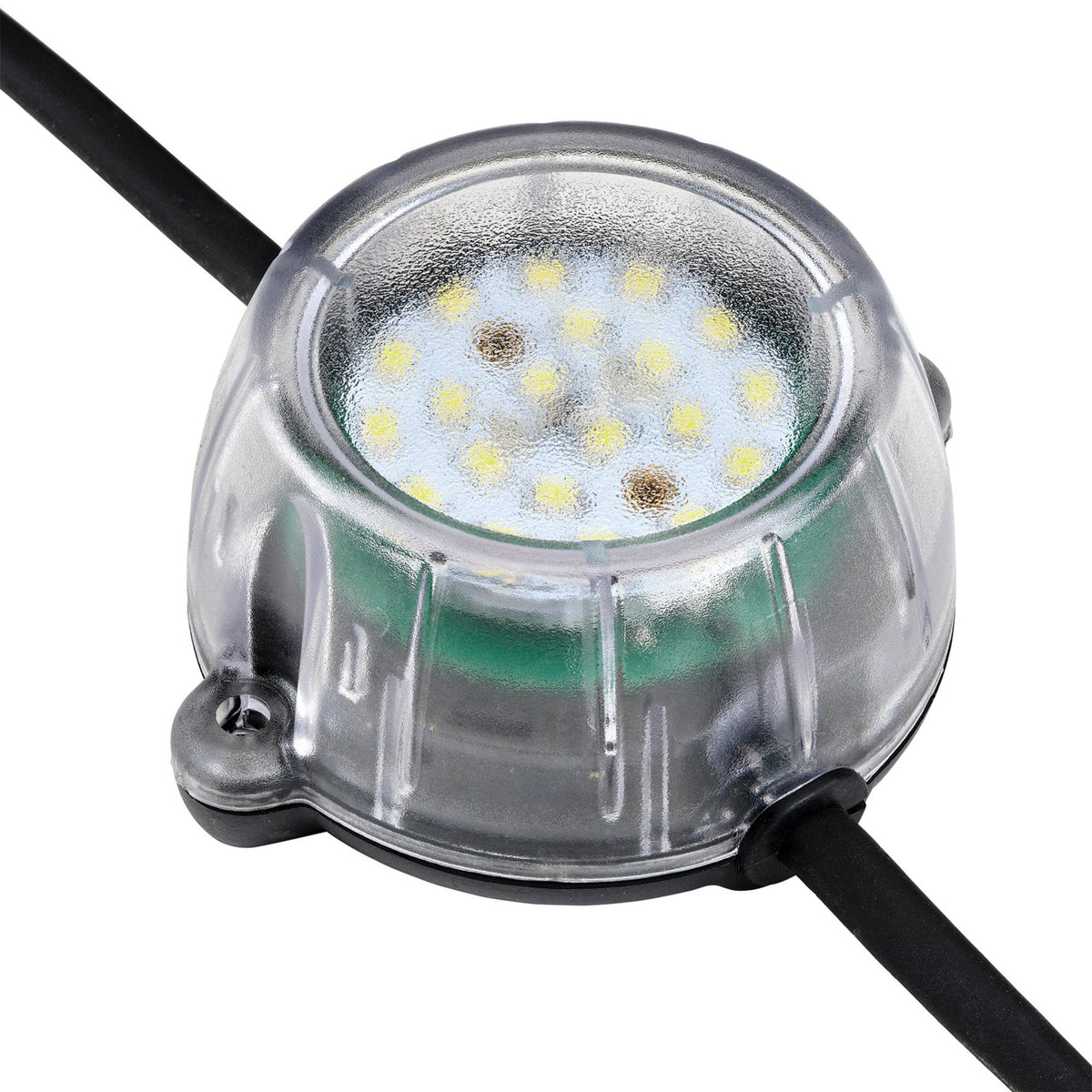Defender E89354 110V 50W Heavy Duty LED Encapsulated Festoon String Lights, 22m