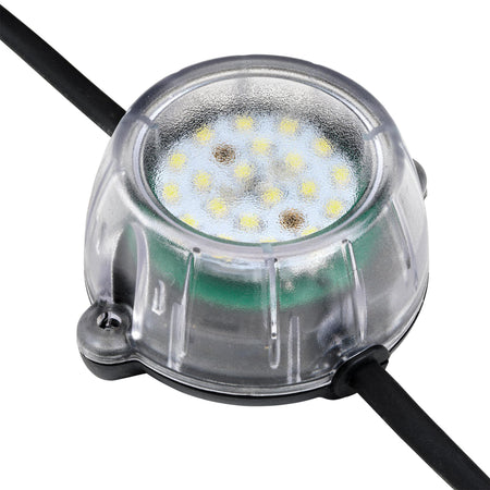 Defender E89353 230V 50W Heavy Duty LED Encapsulated Festoon String Lights, 22m