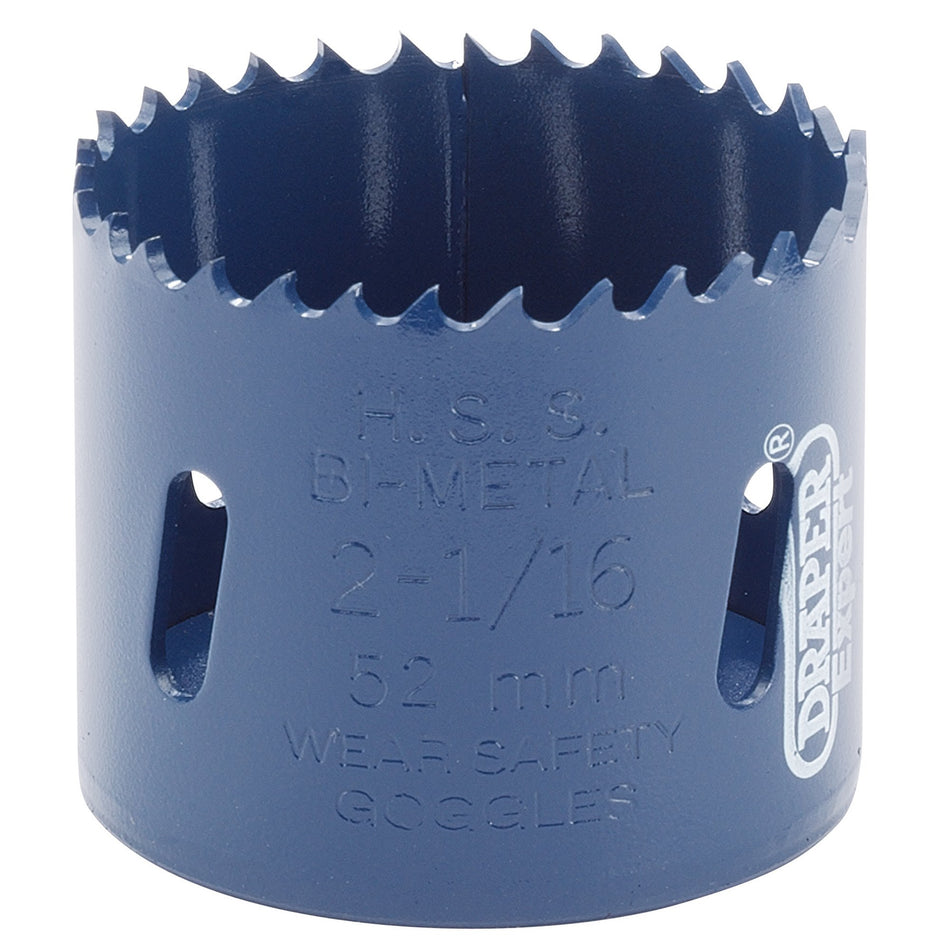 DRAPER Expert 52mm HSS Bi-Metal Holesaw Blade: Model No.HSP