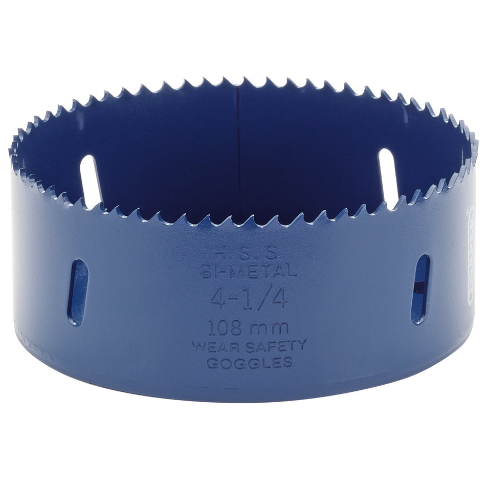 DRAPER Expert 108mm HSS Bi-Metal Holesaw Blade: Model No.HSP