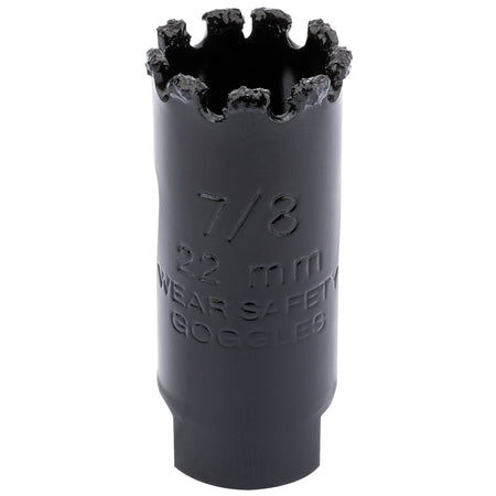 DRAPER Expert 22mm Tungsten Carbide Grit Hole Saw: Model No.TCGHSP
